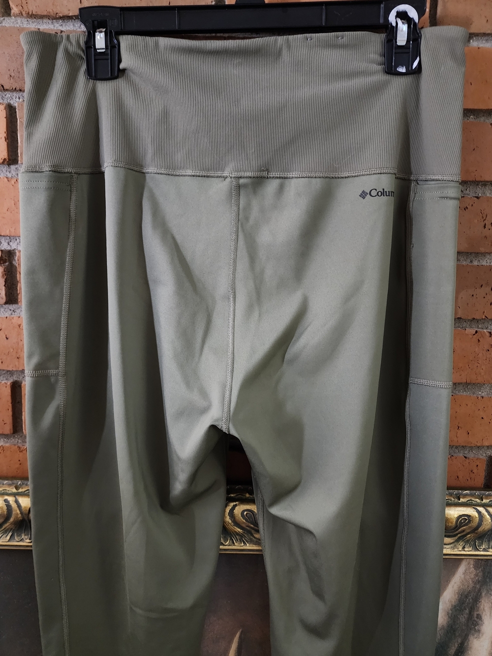 Columbia Olive Green High-Waist Leggings XL - Picture 8 of 12